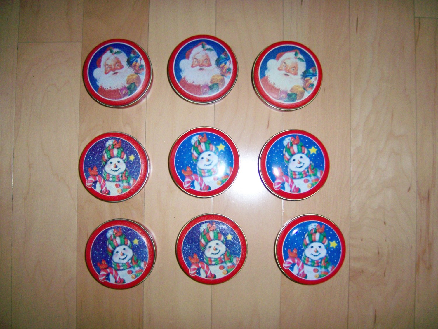Metal Tins 3" For Sending/Serving/Place Markers BNK903