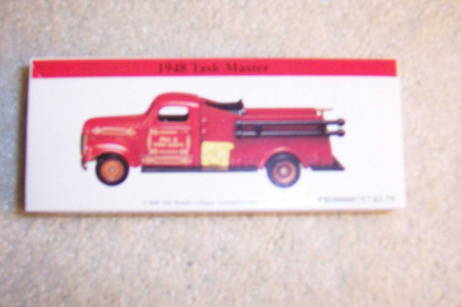 Miniture Fire Truck 1948 Task Master BNK941