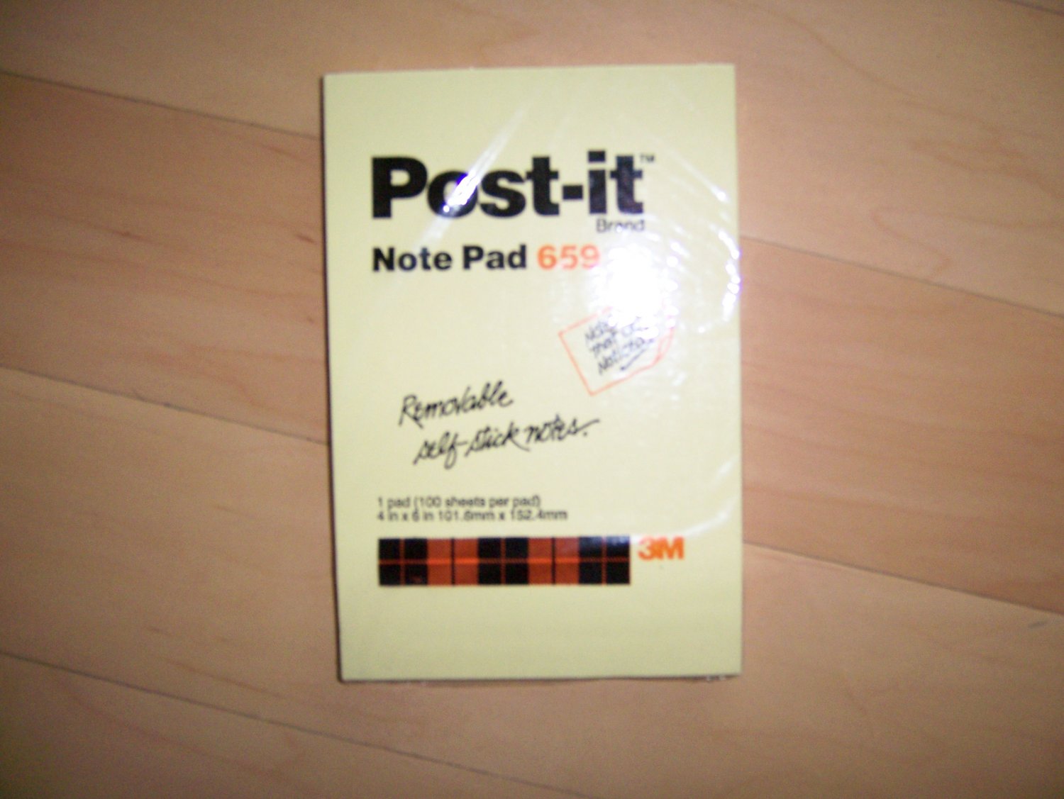 Post Notes #659 100 To Pad 4x6 BNK974