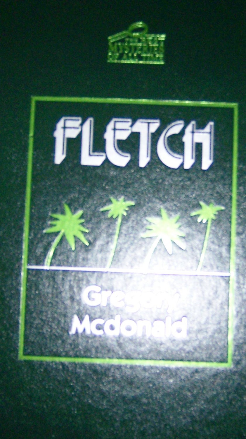 "Fletch" By Gregory McDonald HardCover Mystery Novel BNK988