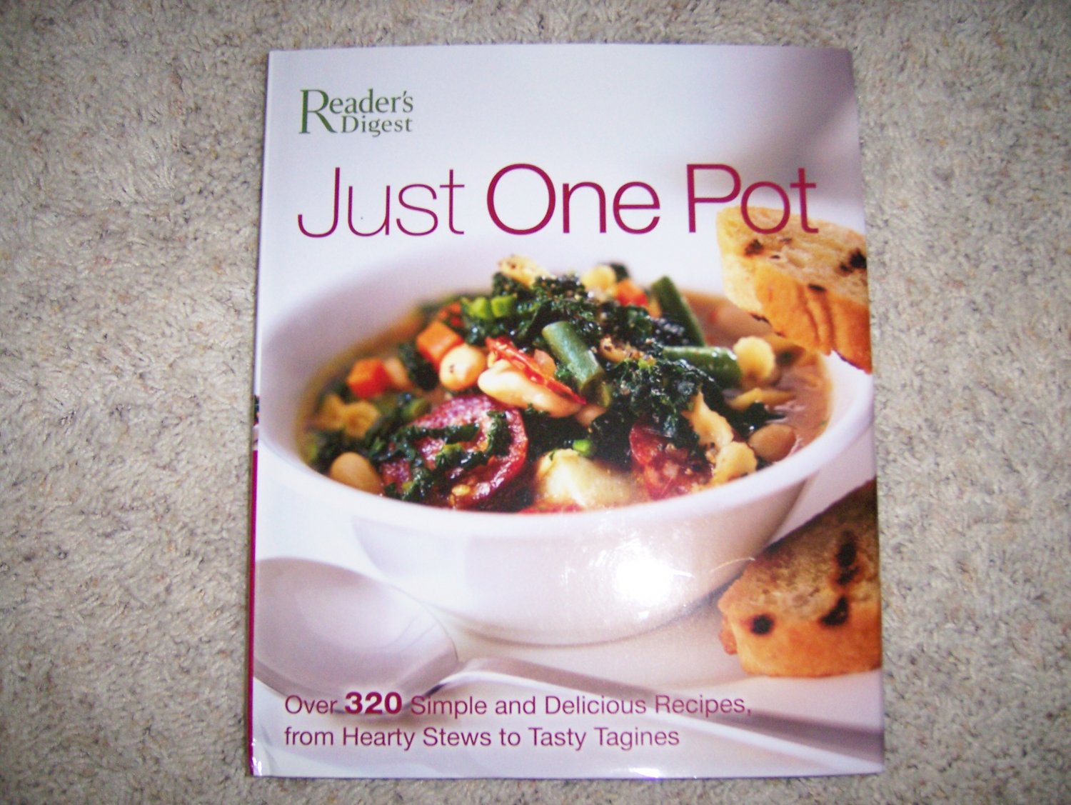 "Just One Pot" Cook Book Hardcover w Jacket BNK989