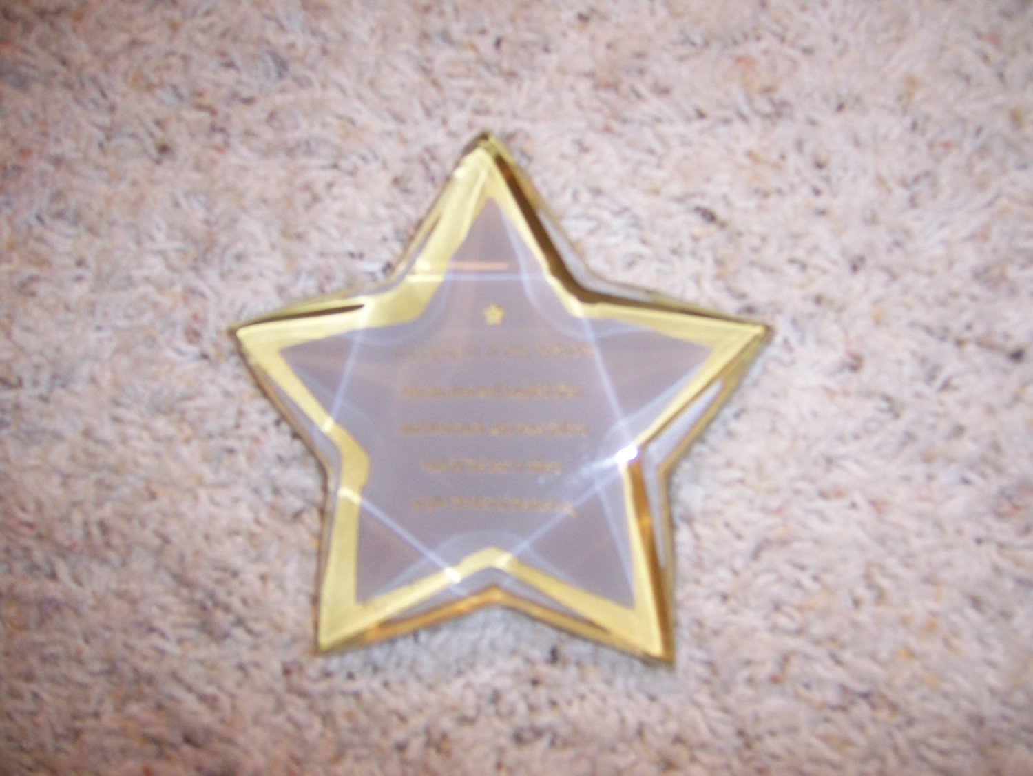 PaperWeight Star Shaped For Successful People BNK994