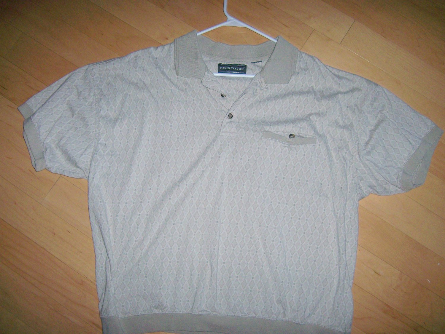 Polo Shirt Grey By David Taylor XL BNK1017