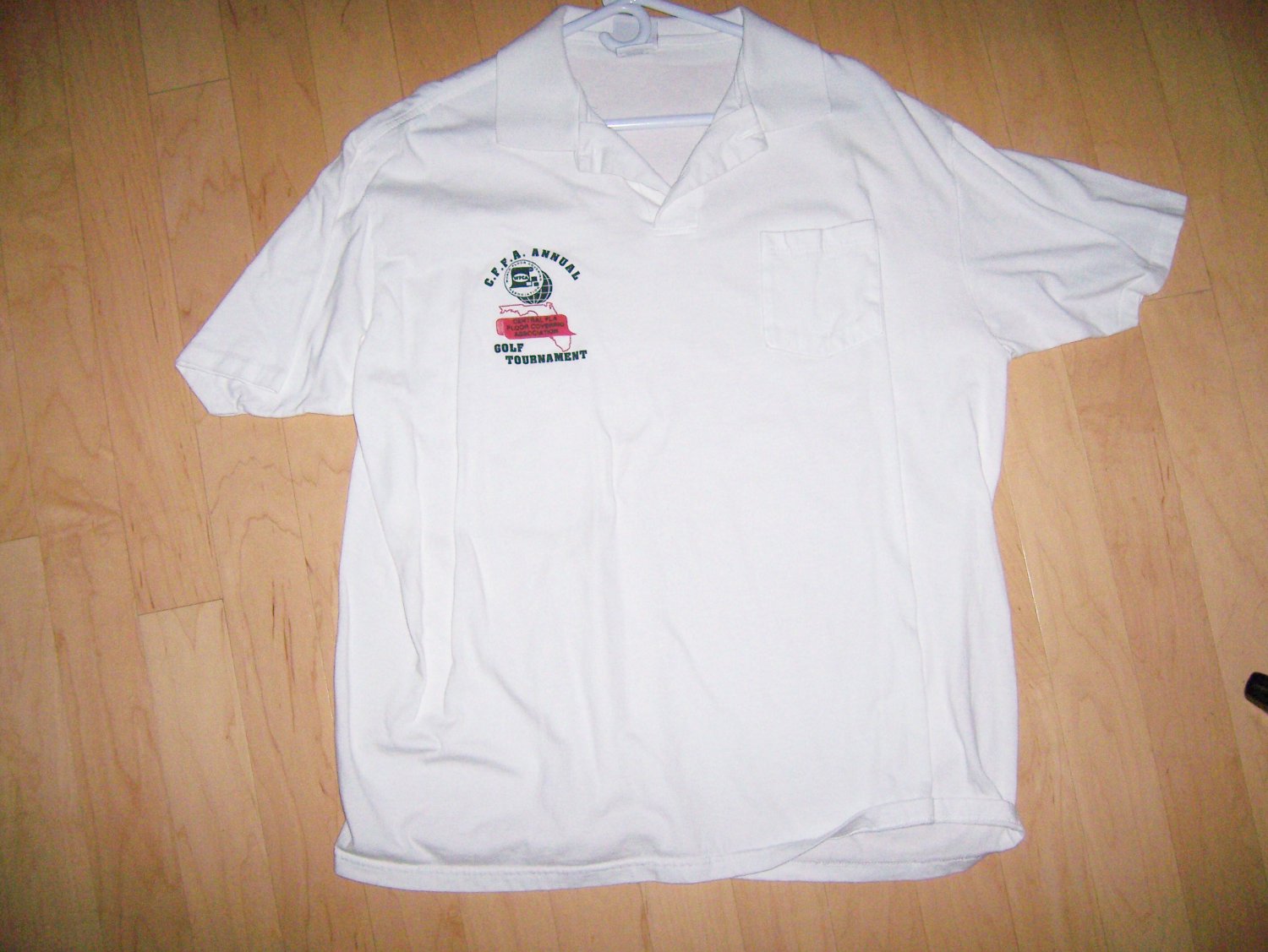 White Golf Tournament Shirt XXL BNK1027