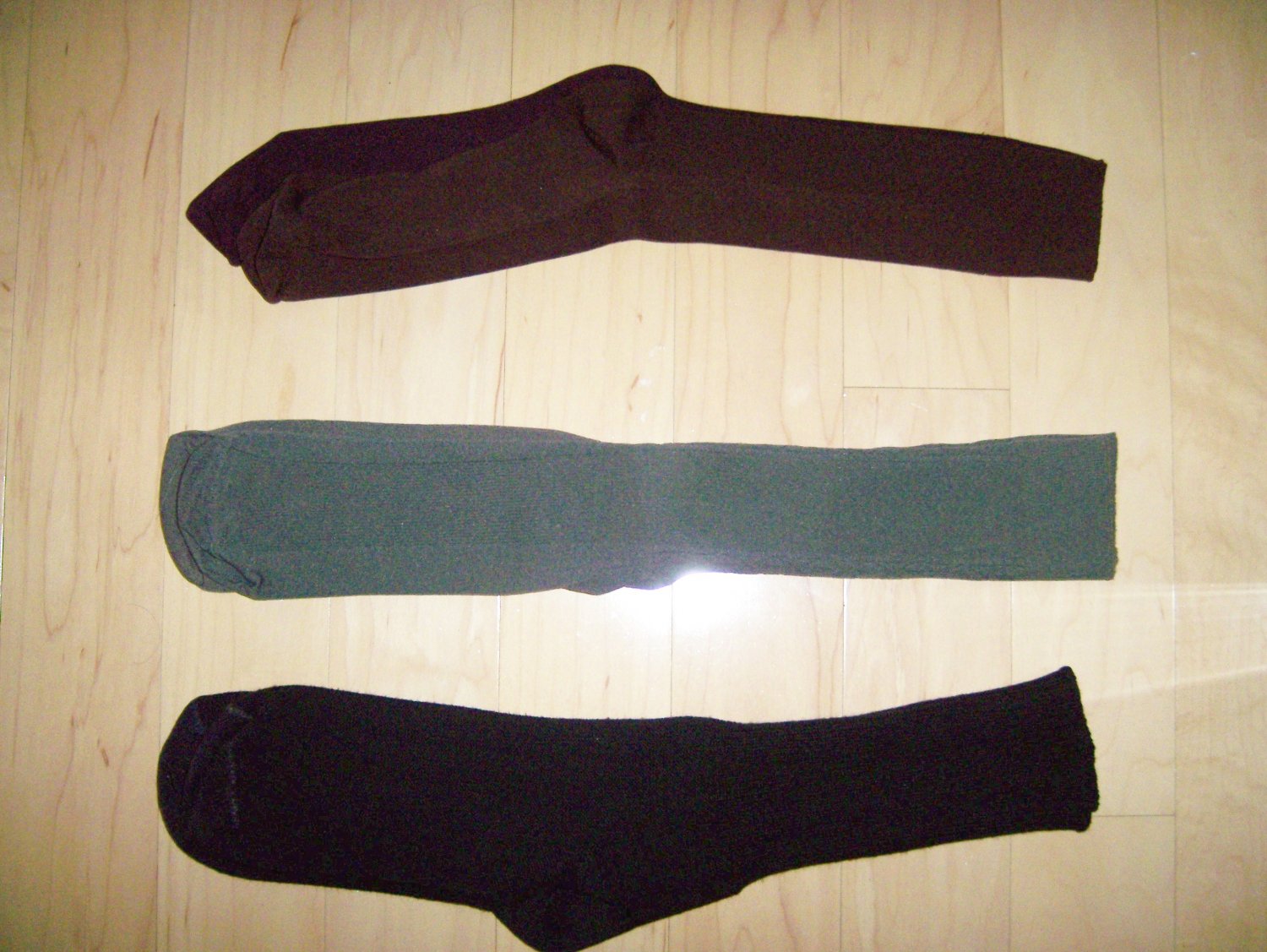Men's Socks Nylon/Cotton 10-13 Dk Brown-Med Brown-Lt Brown BNK1048