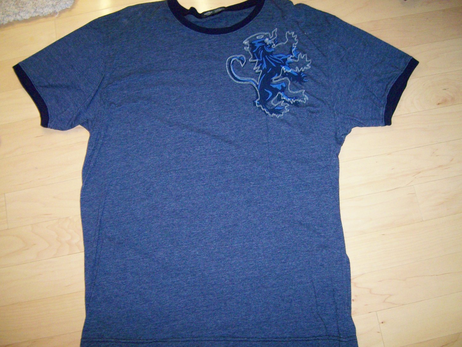 T Shirt Navy With Hard Rock Logo 2XL BNK1059