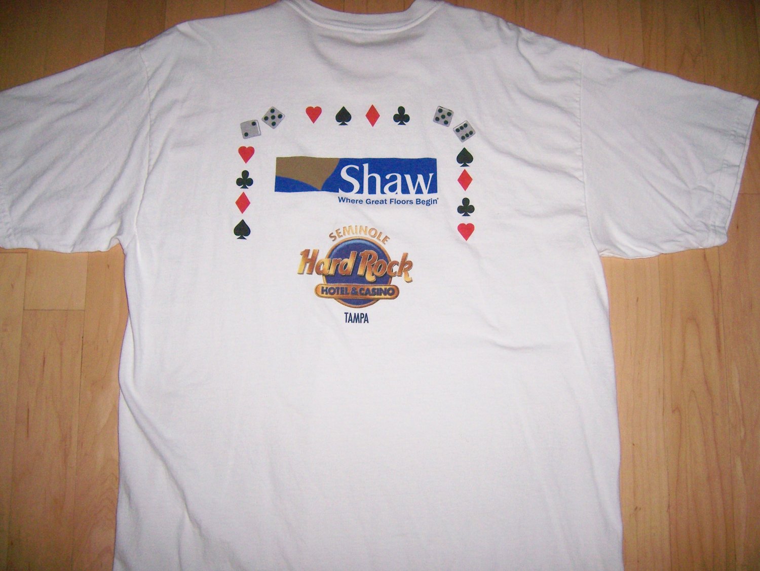 T Shirt White W Shaw.Hard Rock Logo 2XL BNK1061