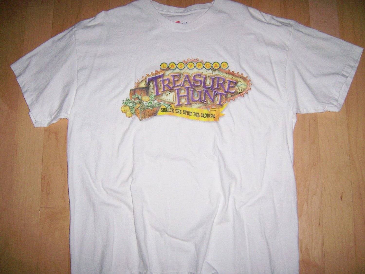 T Shirt White Treasure Hunt Vagas LG BNK1063