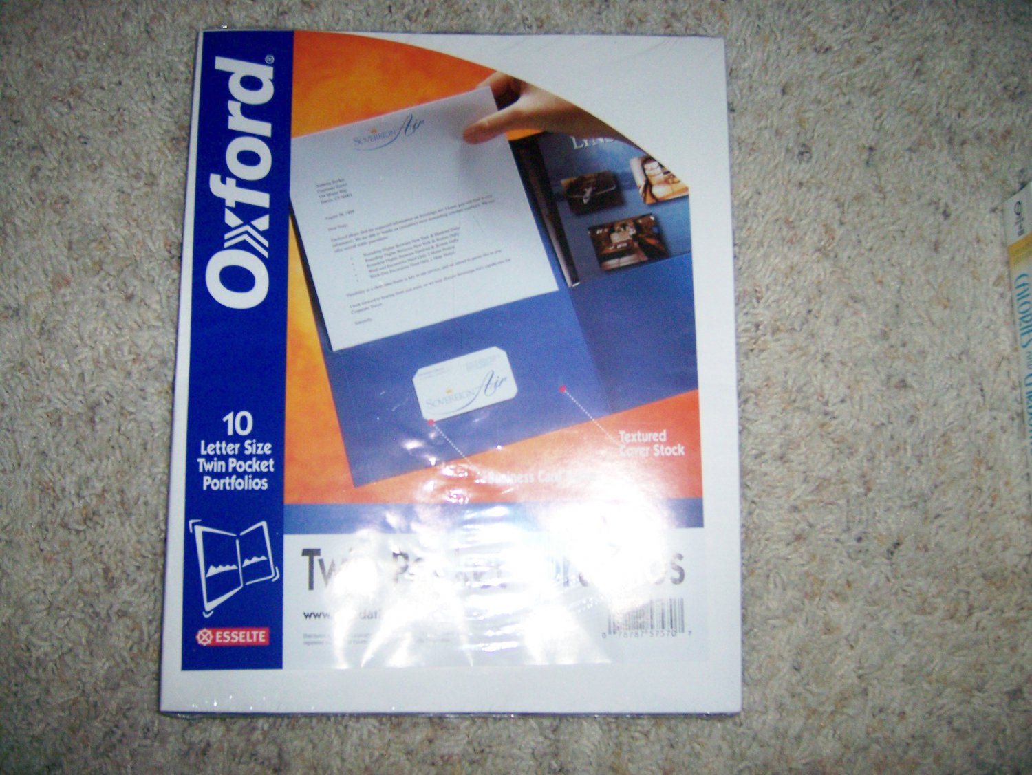 Twin Pocket Potfolios Letter Size 10 In Package BNK1073