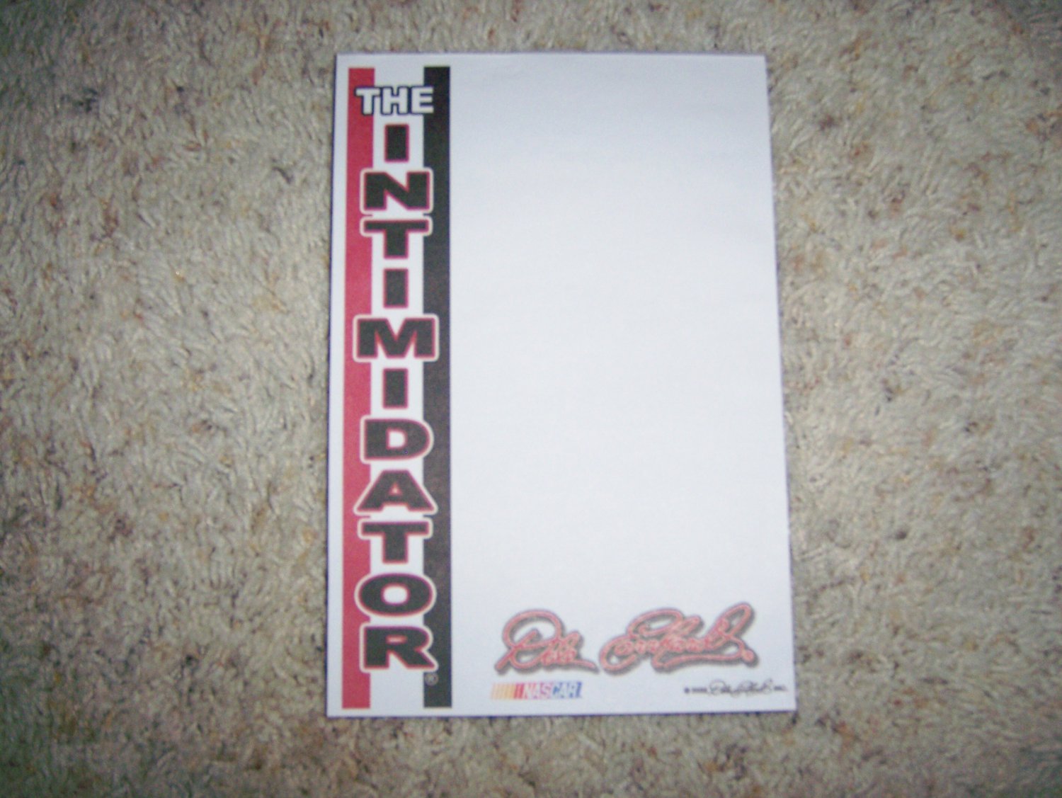 Dale Earnhardt The Intiminator Note Pads BNK1074