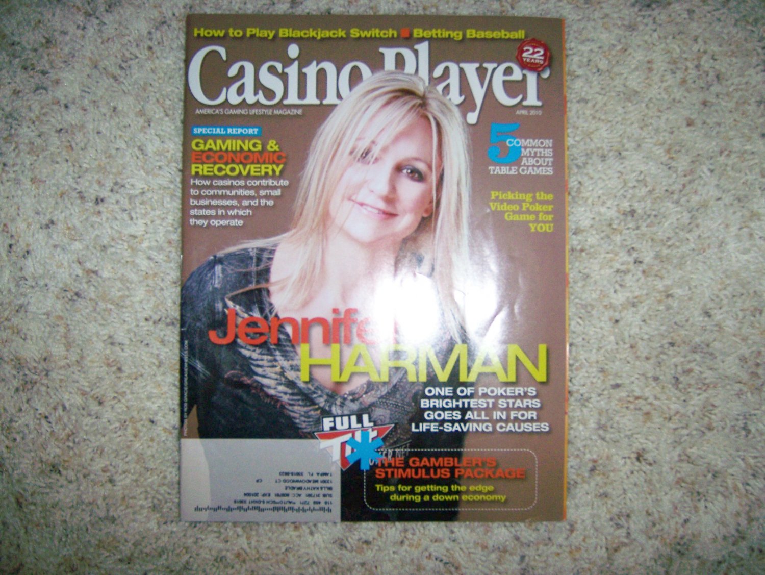 Casino Player Magazine April 2010 BNK1076