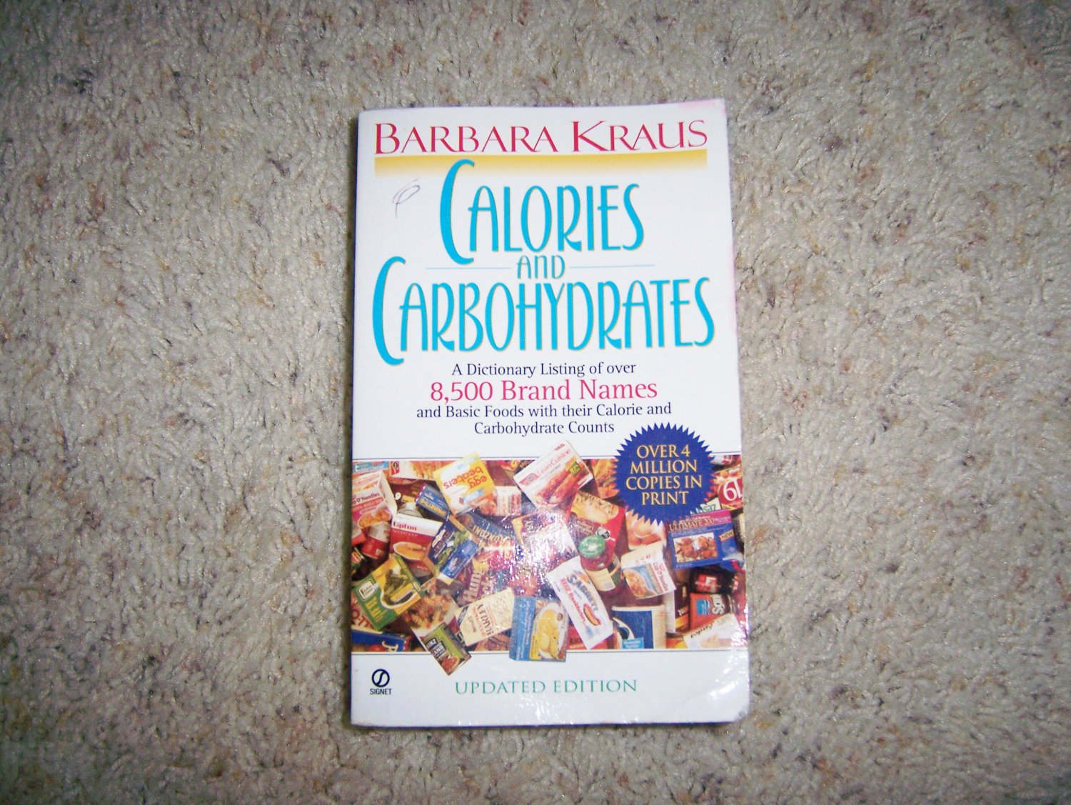 Calories & Carbs Book 8,500 Recipes Basic Foods BNK1081