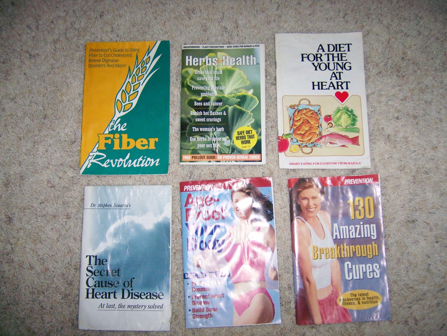 Getting & Staying Fit 6 Books For Your Info BNK1083
