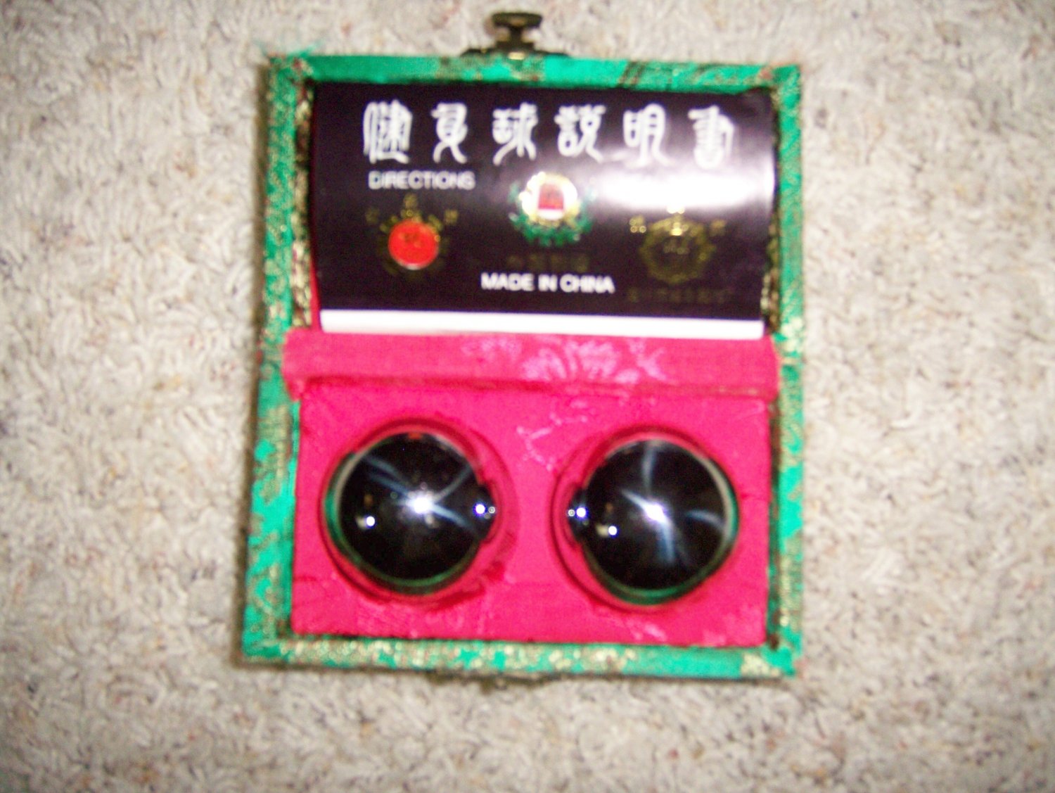 Chinese Therapy Balls & Information BNK1125