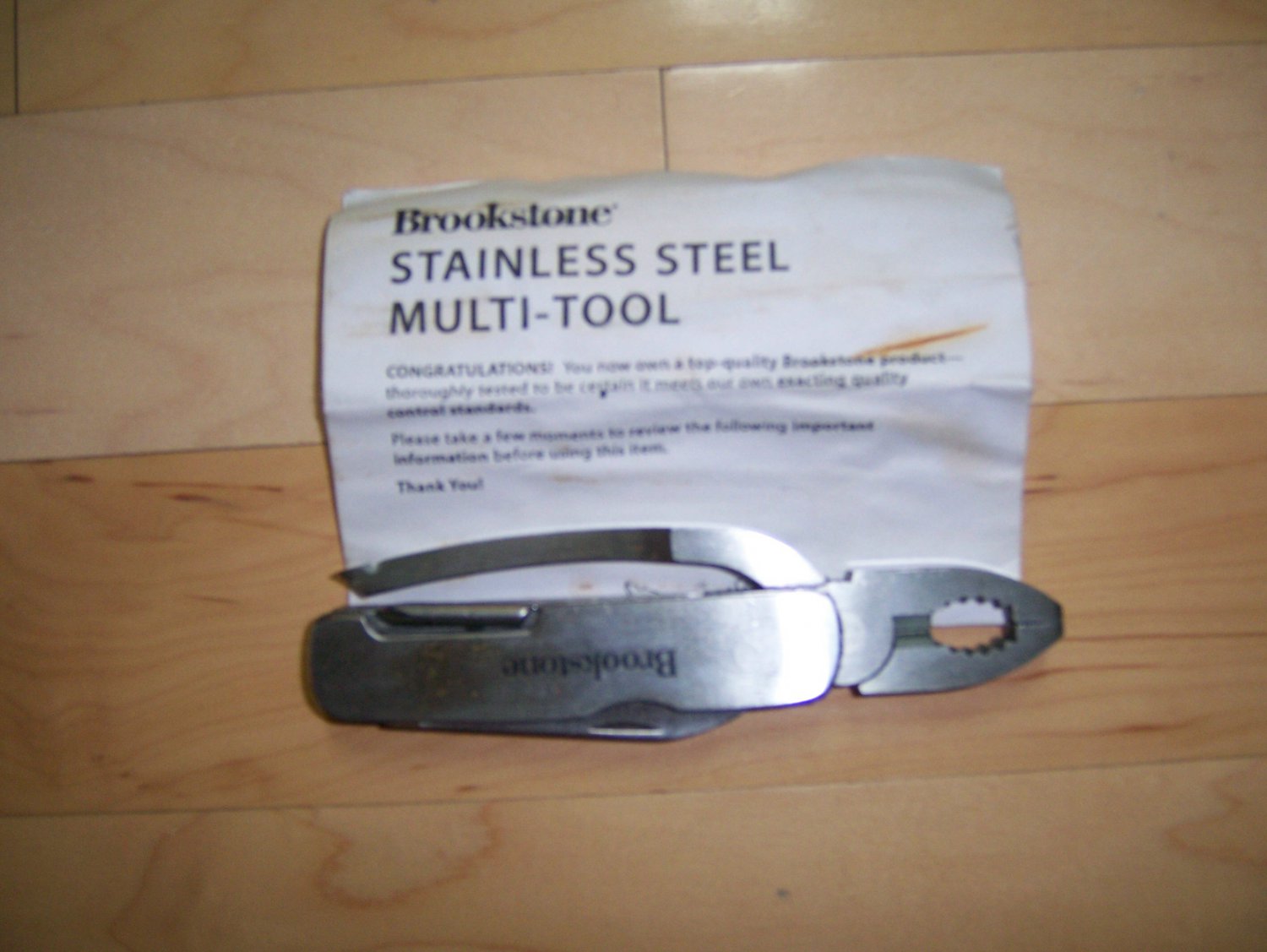 Stainless Steel Multi Tool By Brookstone BNK1185