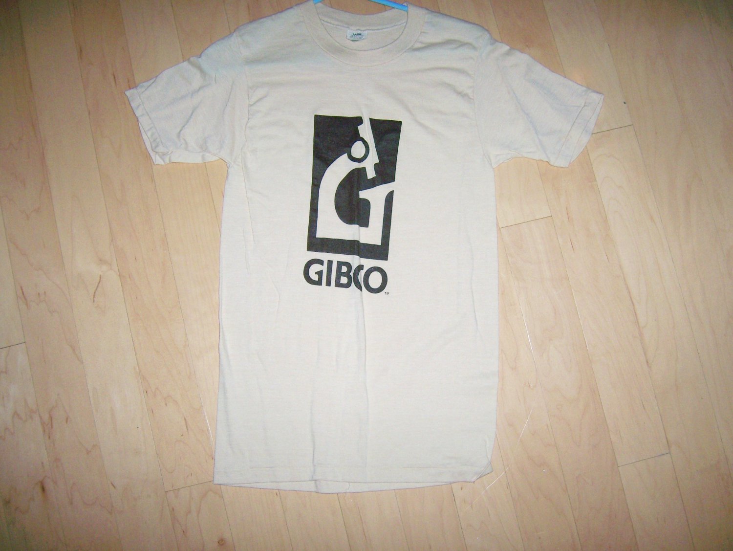 Short Sleeve Shirt Tan Gibco Logo Medium By Spruce BNK1408