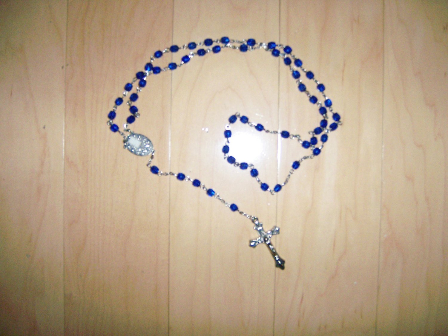 Rosary Navy Crystal Beads BNK1453