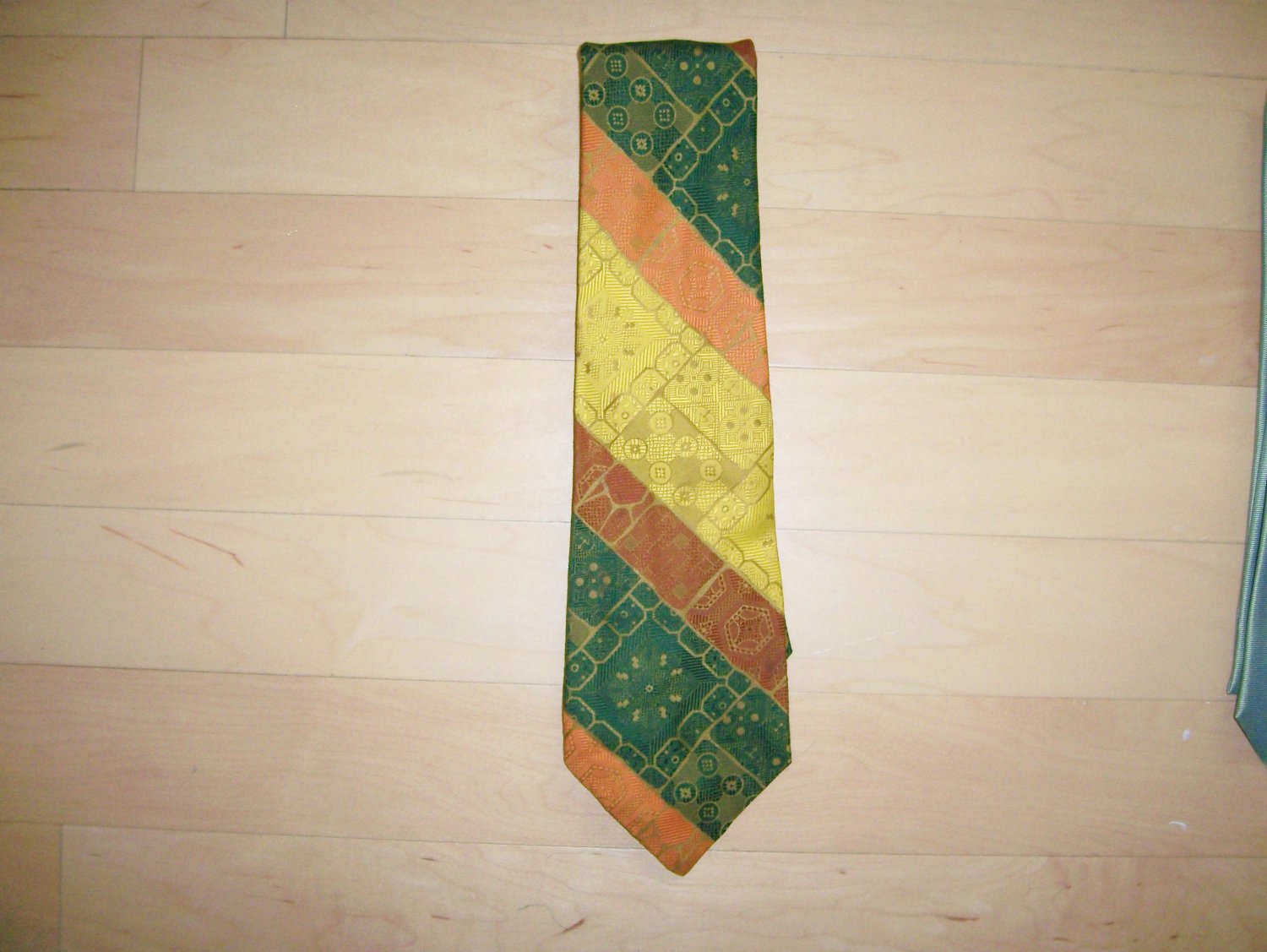 Tie Brown/Orange And Gold By Lord Copley BNK1493