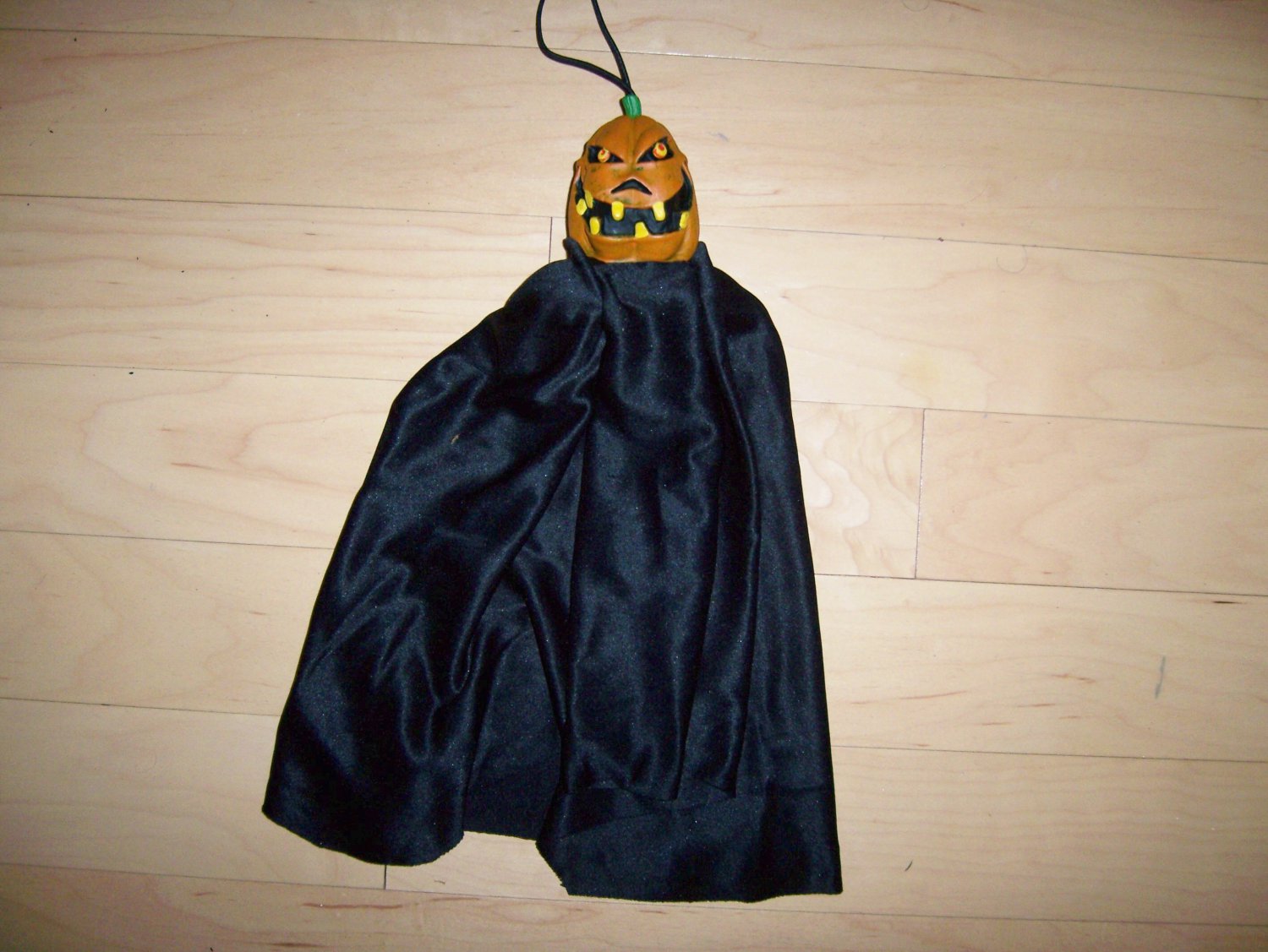 Angry Hanging Pumpkin With Black Flowing Skirt BNK1543