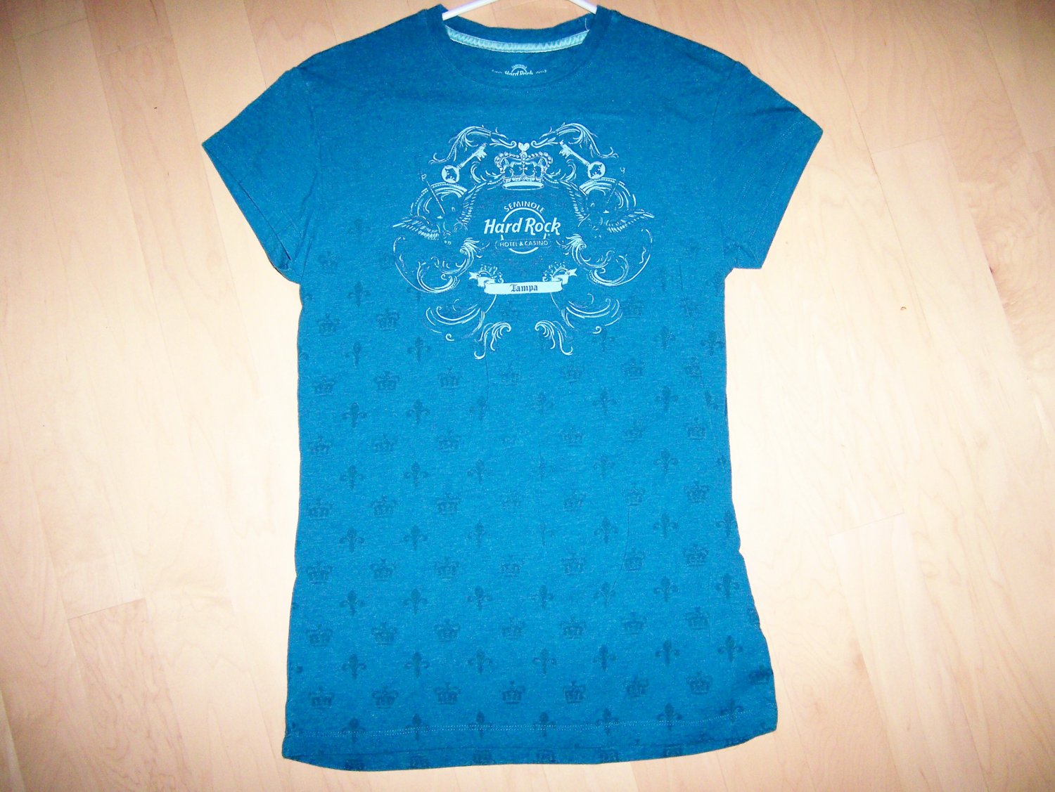 Hard Rock Shirt Blue Rock Couture Medium BNK1559