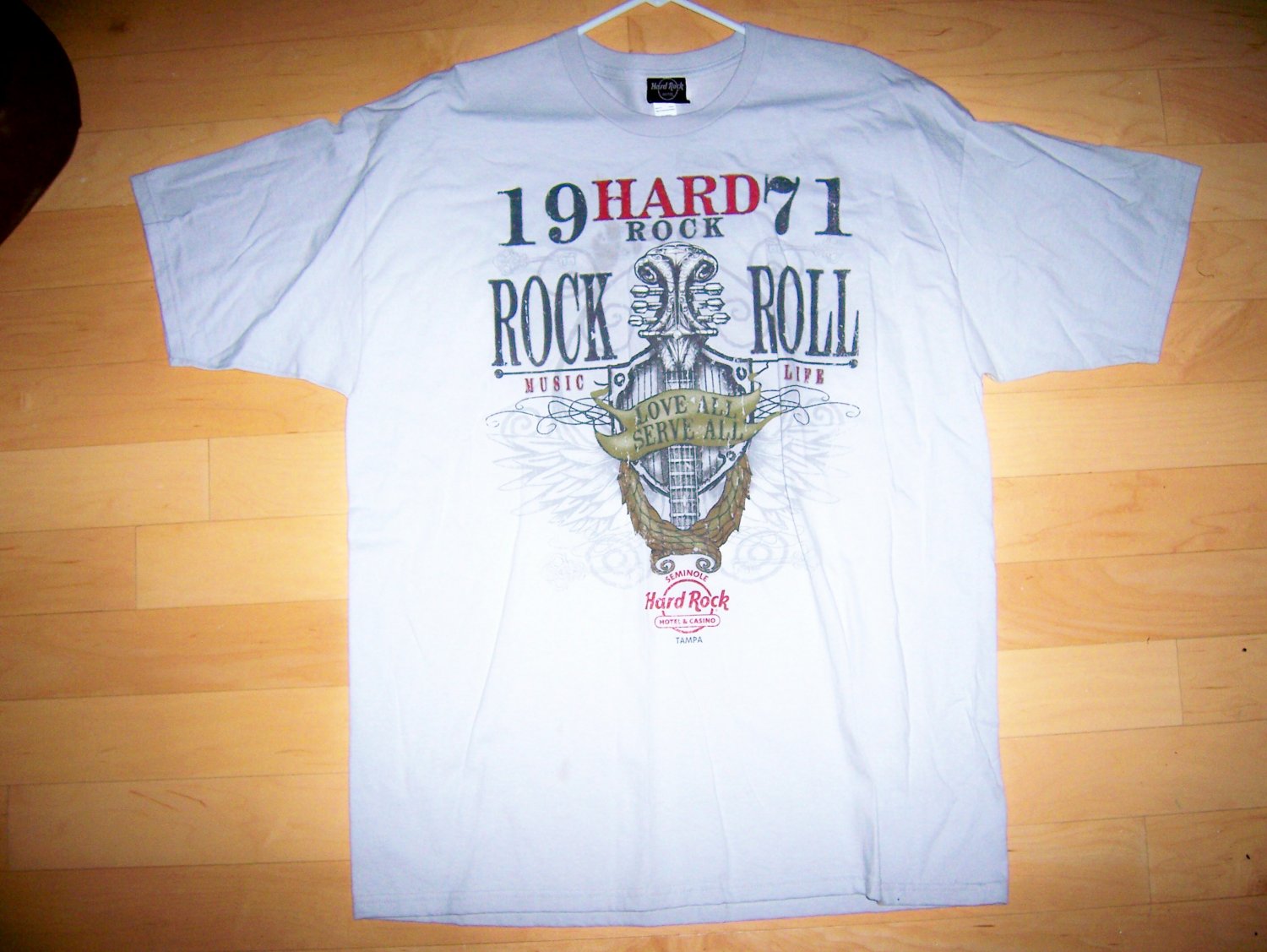 Hard Rock Grey XLarge Shirt BNK1570