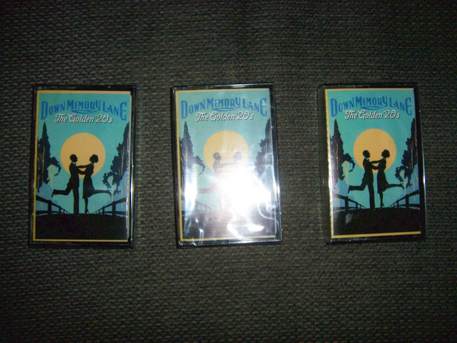 Down Memory Lane Cassttes Golden 20's Set Of Three BNK1600