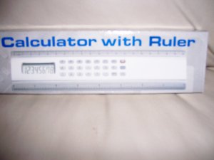 Hand Calculator With Ruler BNK1956