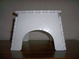 White Folding Stool BNK2679