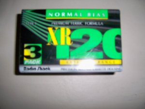 3 Pack Cassettes To Record XR120 BNK2710