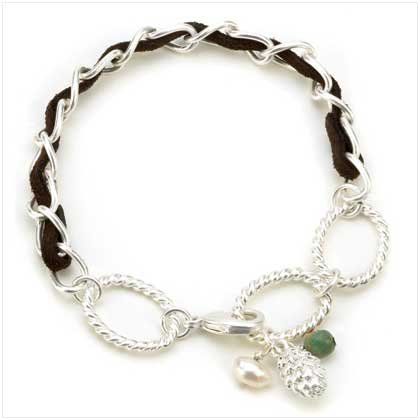 Big Sky Silver Acorn Bracelet