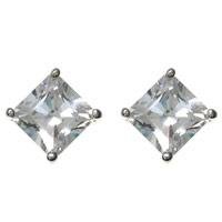 Sterling Silver Princess Studs