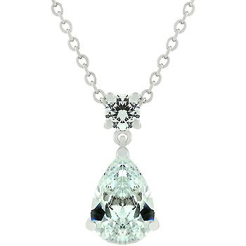 Chandelier Pear Cz Pendant