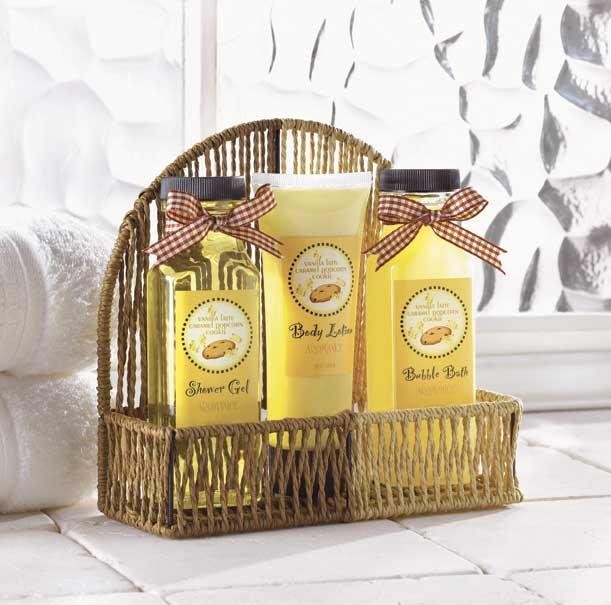 Vanilla Caramel Bath Set