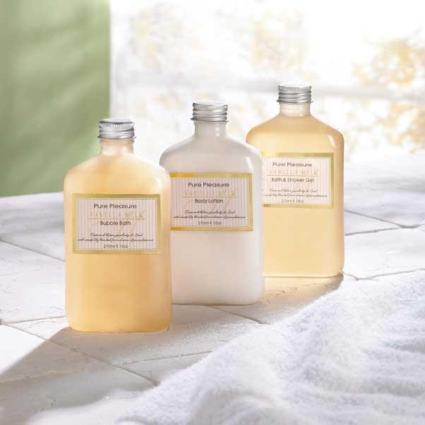 Vanilla Milk Bath Set