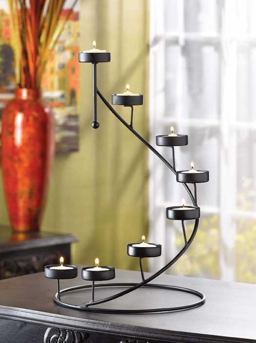 Metal Spiral Candleholder