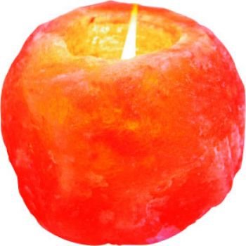 Himalayan Salt Candle Holder - Medium