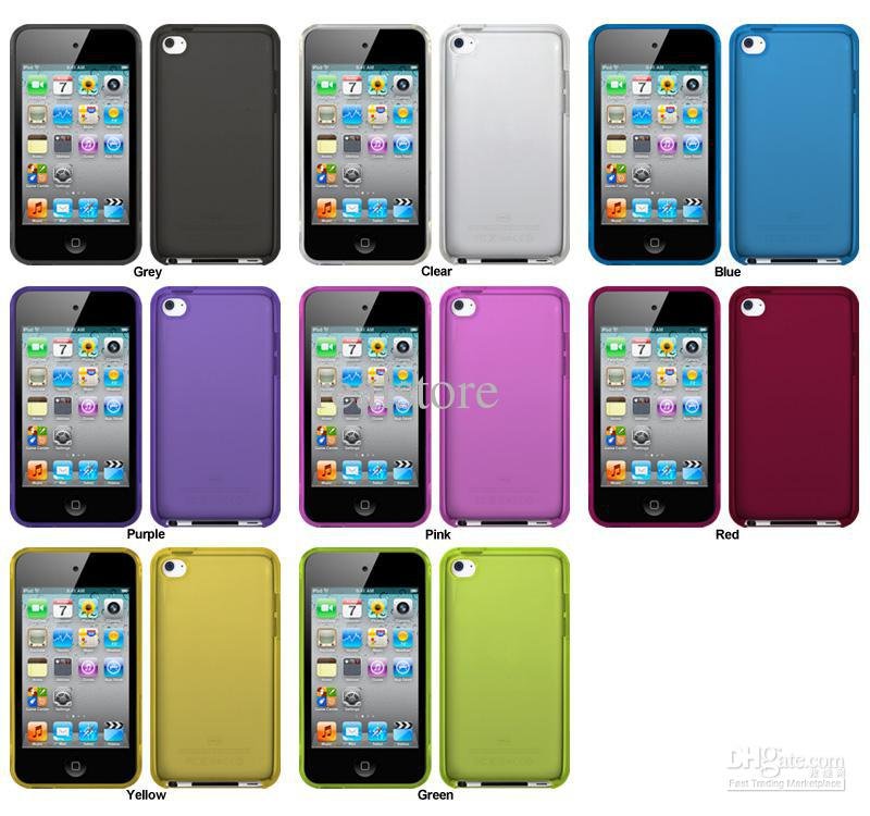Clear Pure Crystal Soft Gel Case for 4th Generation Ipod Touch