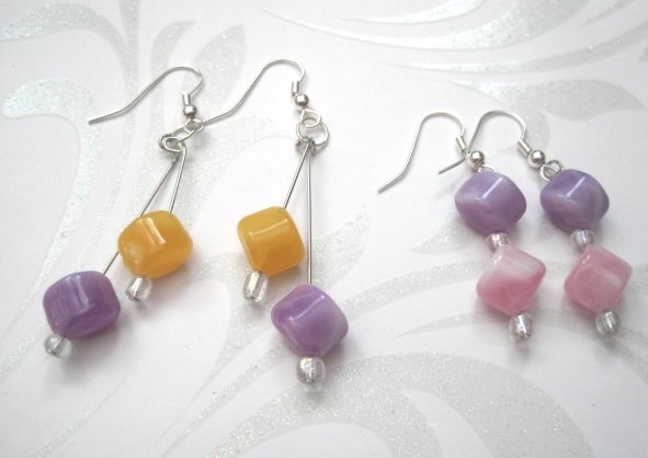 Little Girls Dangle Earrings Set