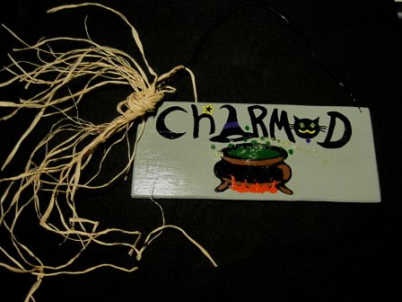 Charmed Cauldron Sign Plaque