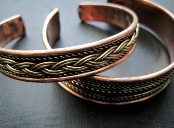 Celtic Copper Cuff Bracelet