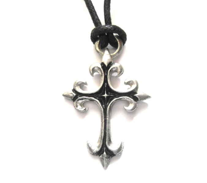 Gothic Cross Pendant Necklace