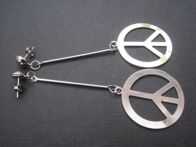 Peace Dangle Earrings