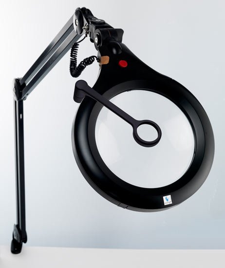 Daylight Ultra Slim ESD Safe Magnifying Lamp Black