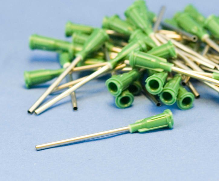 Dispensing Needle 14 ga 0.069id x 1" Tip Green 50 pc