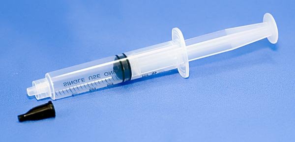 Dispensing Syringes 5cc 5ml Plastic 10pcs with tip cap