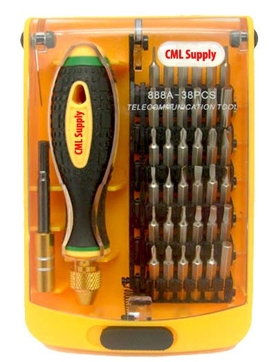 Precision Screwdriver Security Bit Set Extension 38pcs