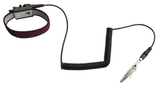 ESD Safe Anti Static Wrist Strap - LOT OF 10 - Maroon