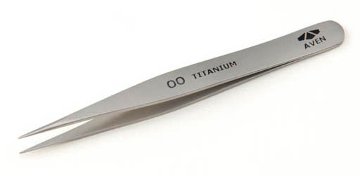 Aven Precision Titanium Tweezers Sharp Style 00