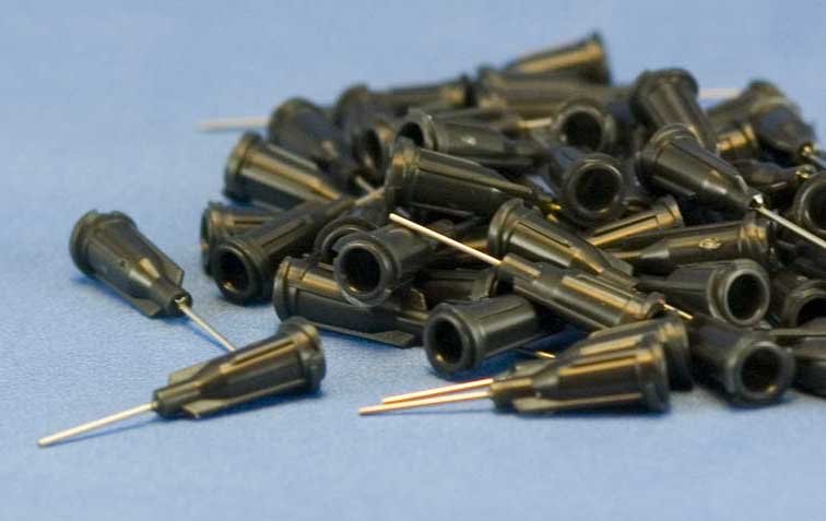 Dispensing Needle 22 ga 0.020id x 1/2" Tip Black 50 pcs