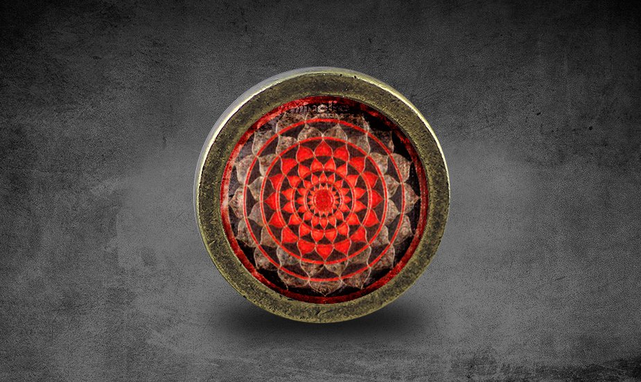 Mandalas Glass Cabochon Bronze cabinet Dresser Knobs pull / Dresser Pull